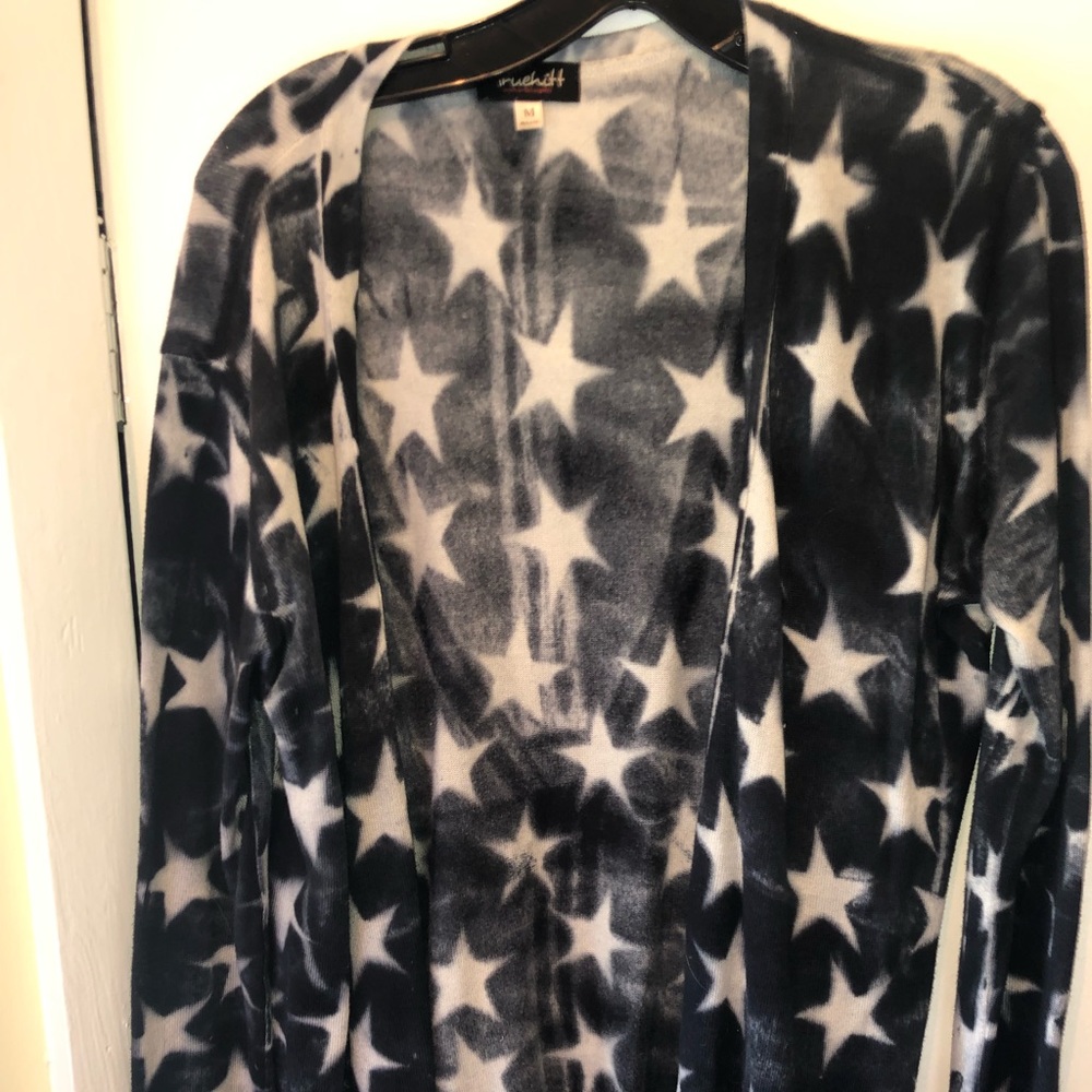 Star patterned cardigan